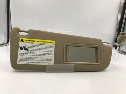 2005-2011 Audi A6 Passenger Sun Visor Tan Illuminated OEM D04B68002