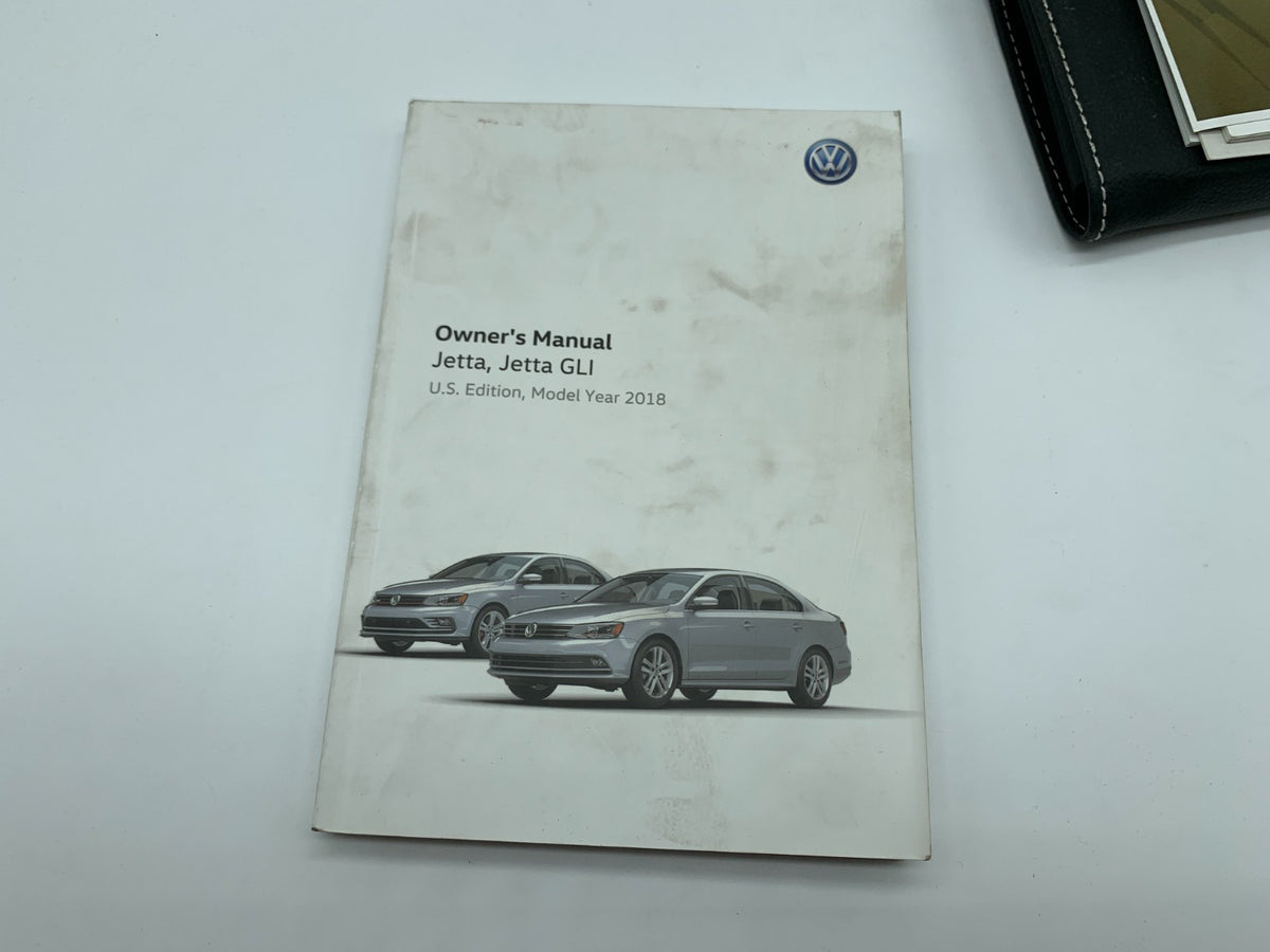 2018 Volkswagen Jetta Owners Manual Set with Case OEM D02B15032