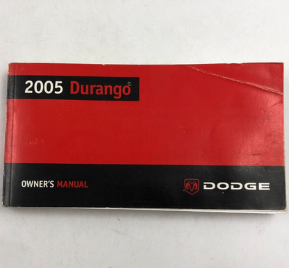 2005 Dodge Durango Owners Manual OEM A02B24024