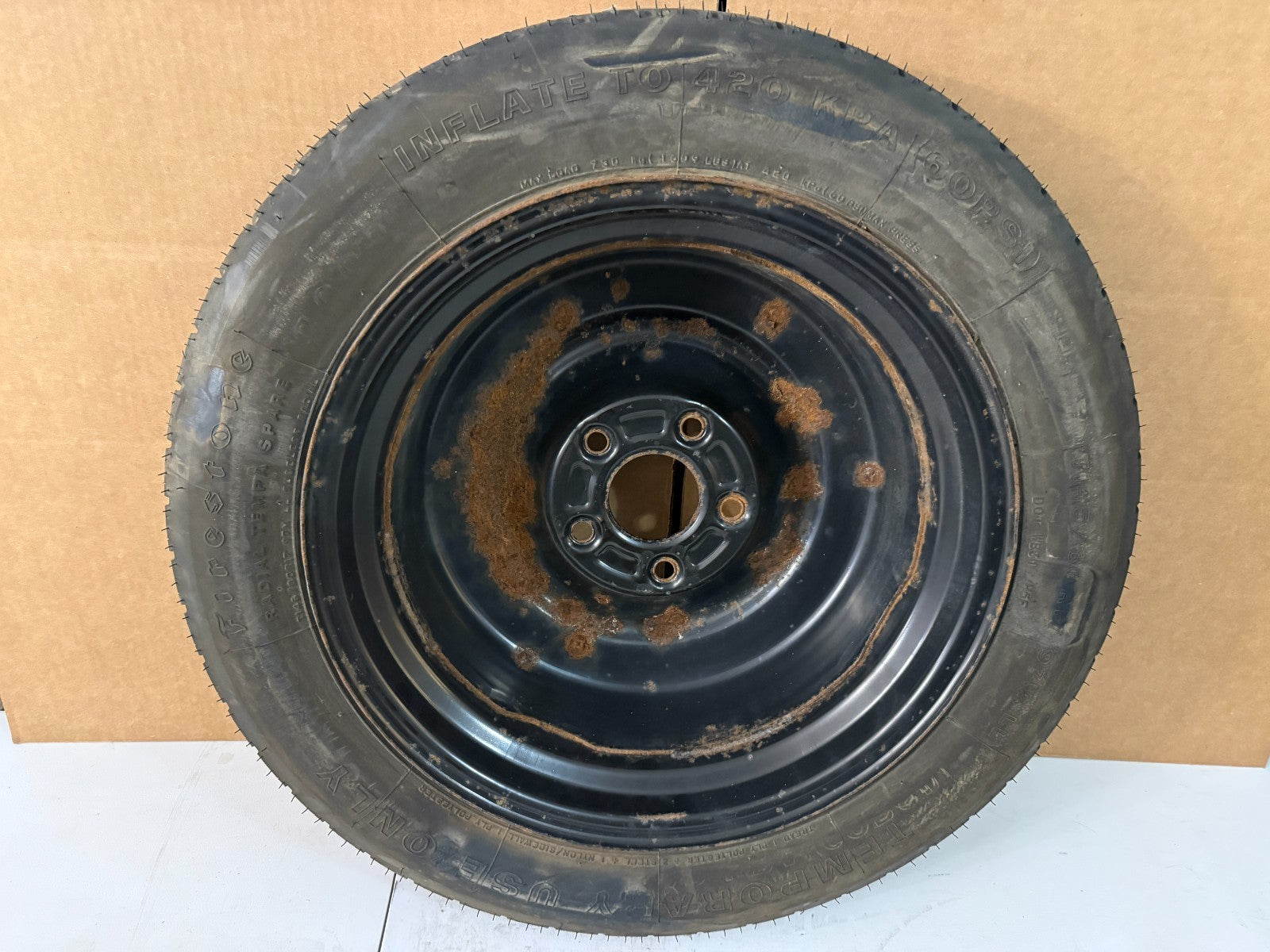 2012-2020 Dodge Grand Caravan 17" Spare Tire Donut Compact Wheel T145/80R17 OEM