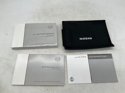 2019 Nissan Altima Sedan Owners Manual Set with Case OEM