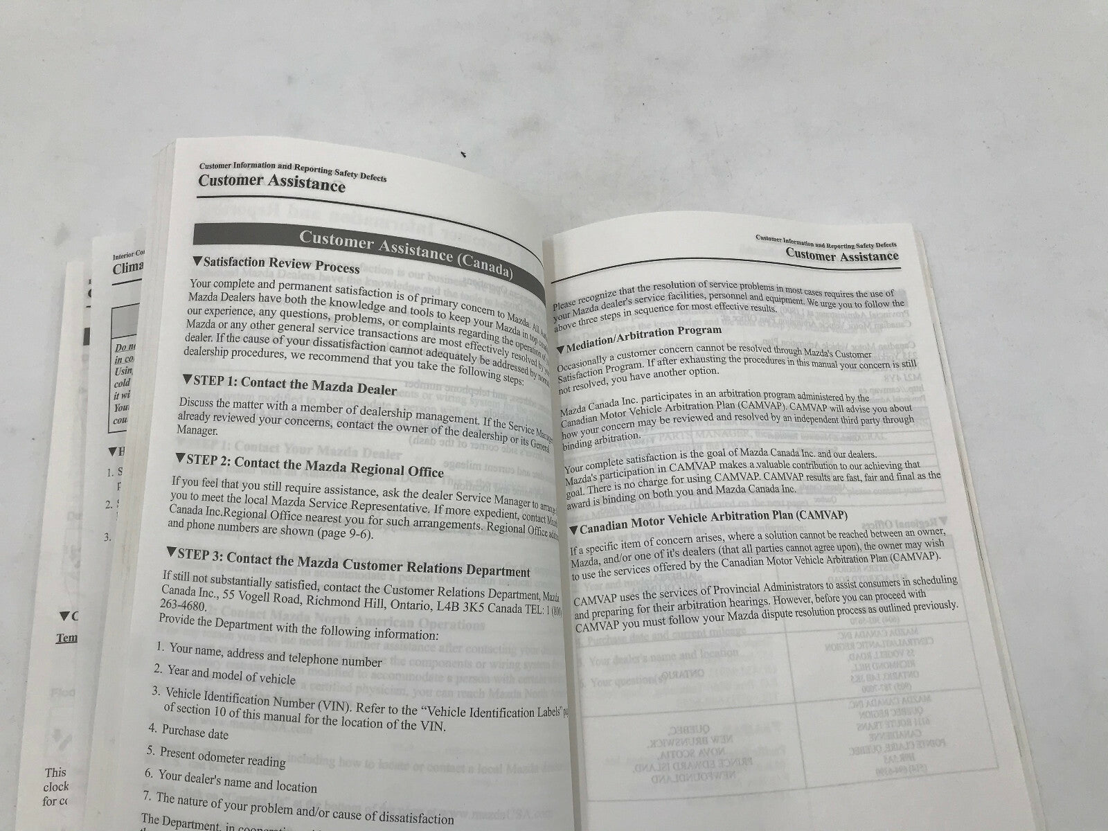 2007 Mazda CX-7 CX7 Owners Manual Set with Case OEM C02B48052