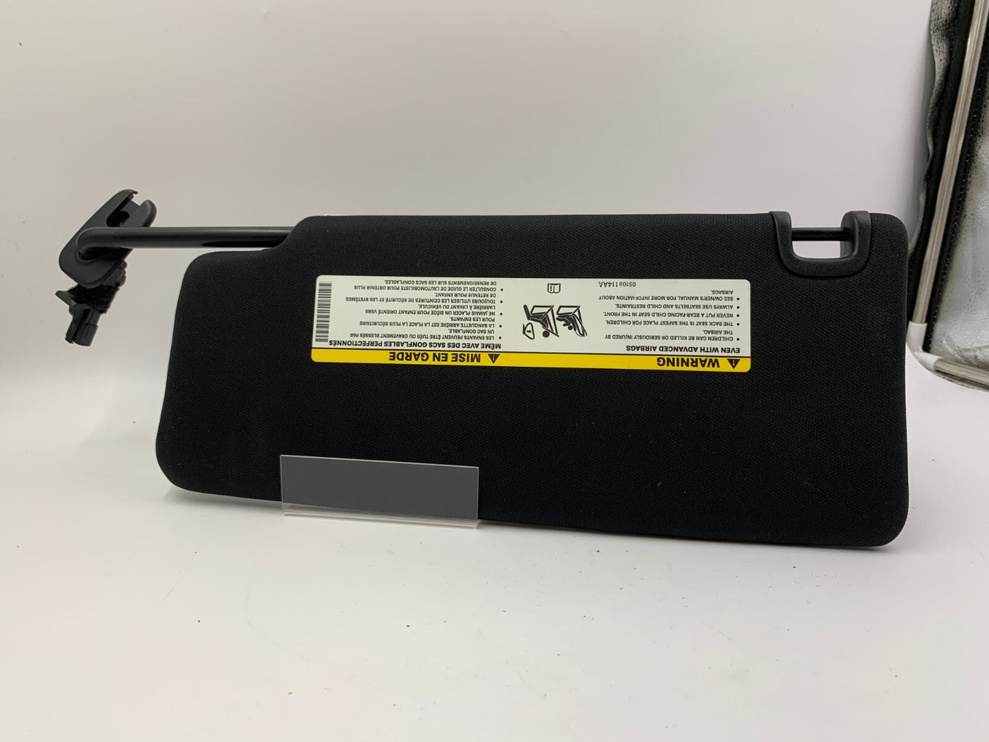 2015 Chrysler 200 Passenger Sun Visor Black Illuminated OEM B01B30035