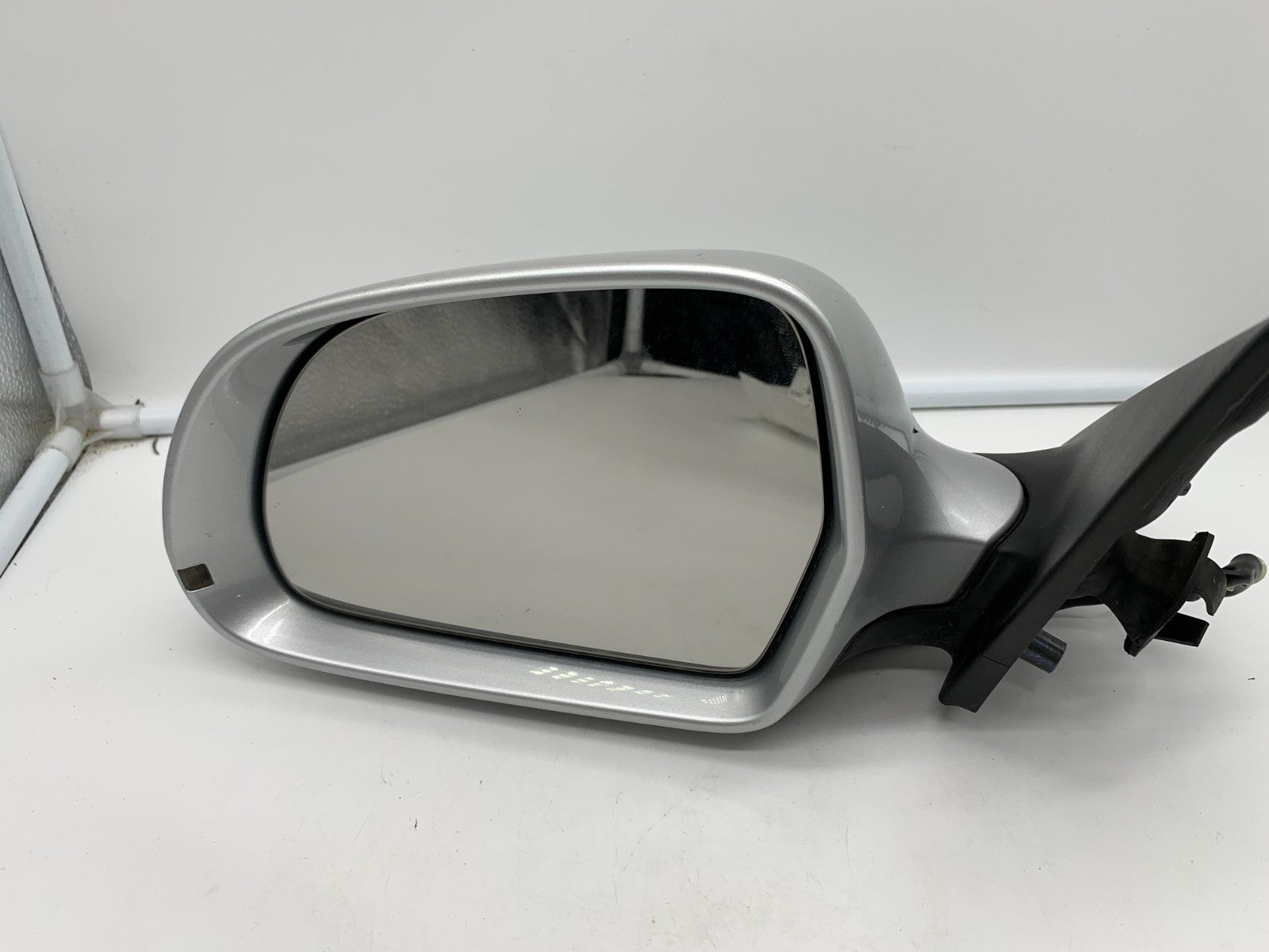 2009 Audi A4 Driver Side View Power Door Mirror Silver OEM