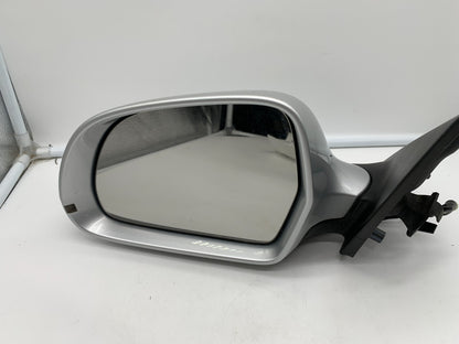 2009 Audi A4 Driver Side View Power Door Mirror Silver OEM