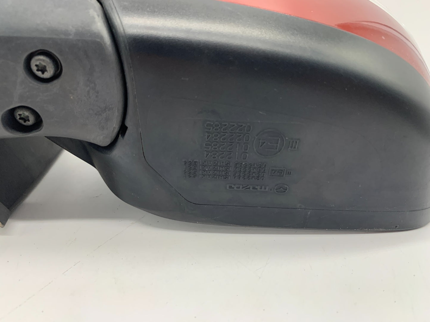 2013-2017 Mazda 5 Driver Side View Power Door Mirror Red OEM C02B15034