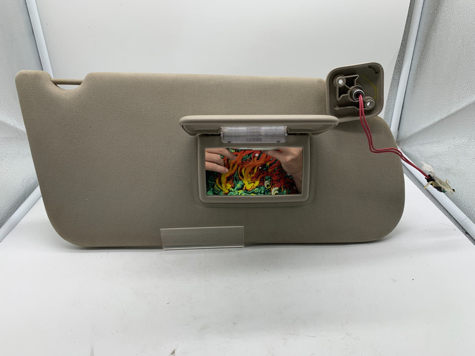 2009-2012 Ford Flex Passenger Sun Visor Gray Illuminated OEM A01B22054