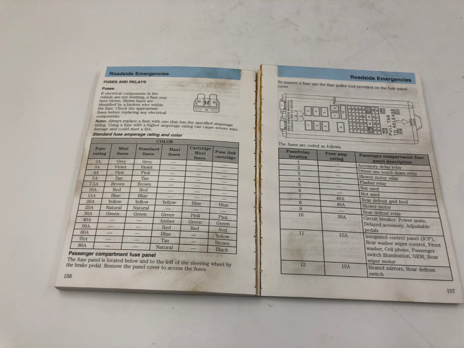 2002 Mercury Sable Owners Manual OEM C03B05048