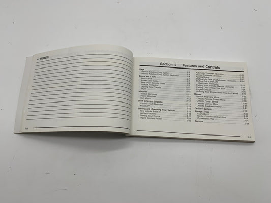 2004 Chevrolet Cavalier Owners Manual OEM C03B66019