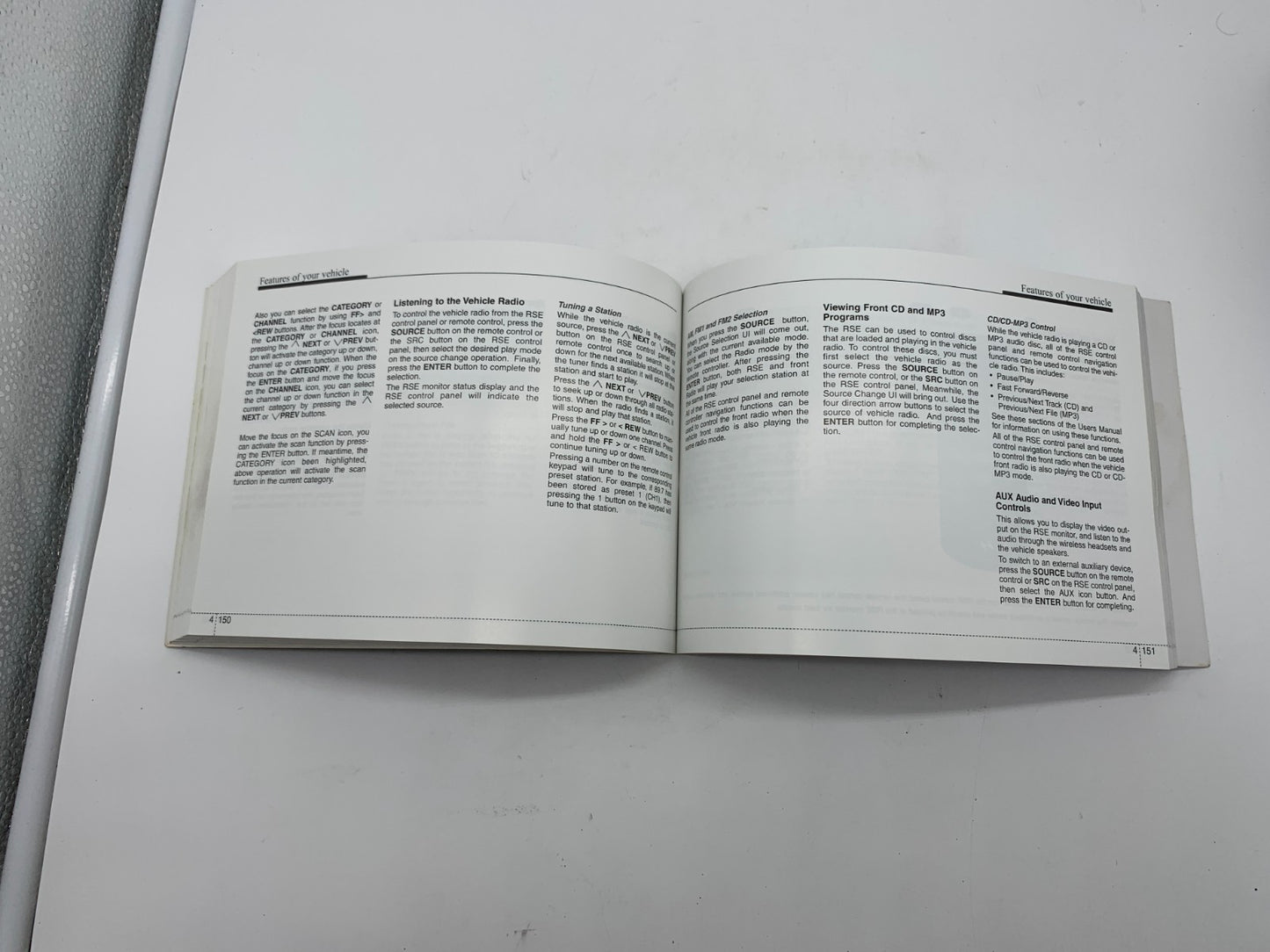 2010 Hyundai Santa FE Owners Manual Set with Case OEM