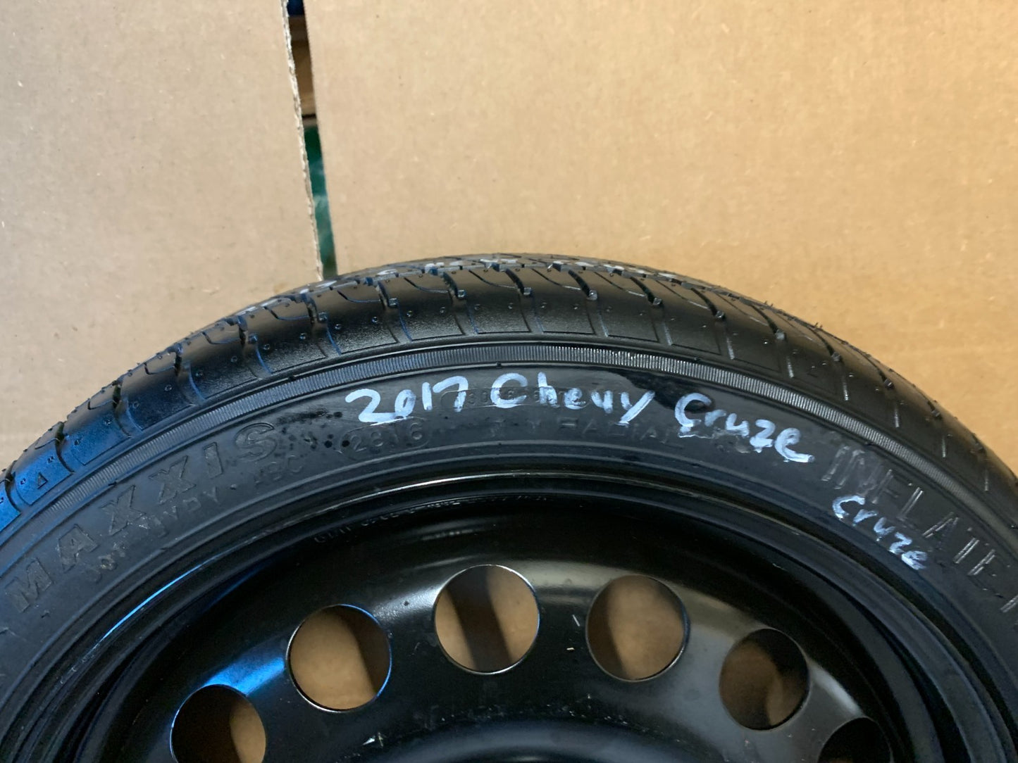 2016-2019 Chevy Cruze 16" Spare Tire Wheel Compact Donut T115/70R16 92M Maxxis