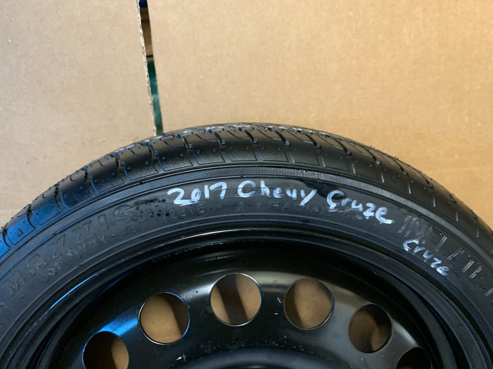 2016-2019 Chevy Cruze 16" Spare Tire Wheel Compact Donut T115/70R16 92M Maxxis