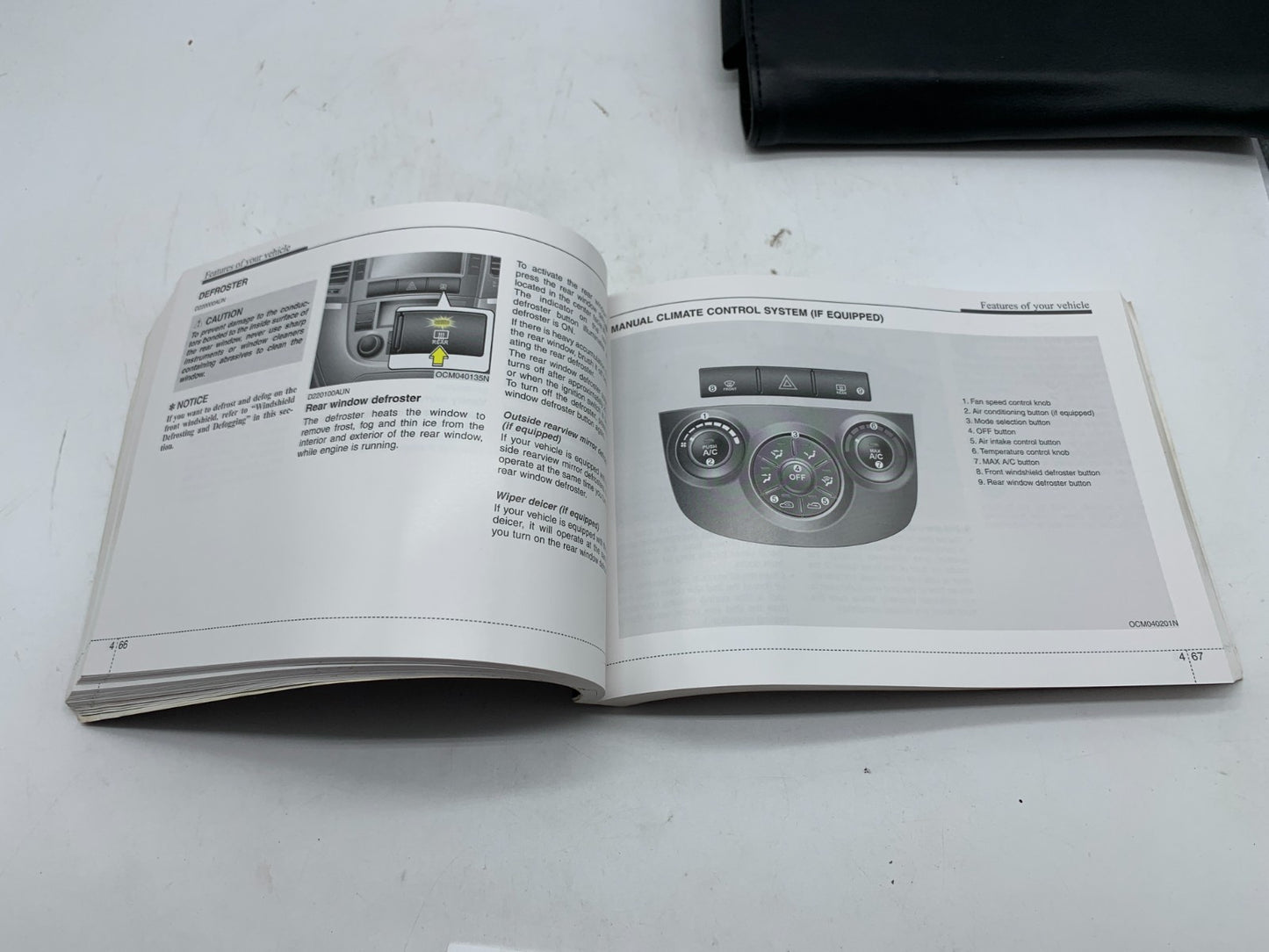 2012 Hyundai Santa FE Owners Manual Set with Case OEM C03B40001