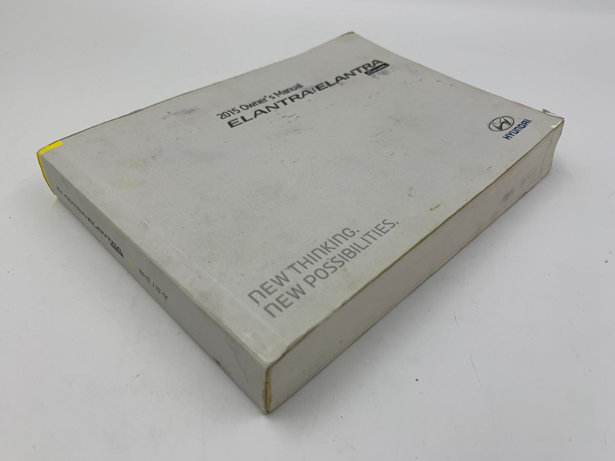 2015 Hyundai Elantra Elantra Coupe Owners Manual OEM D01B26025
