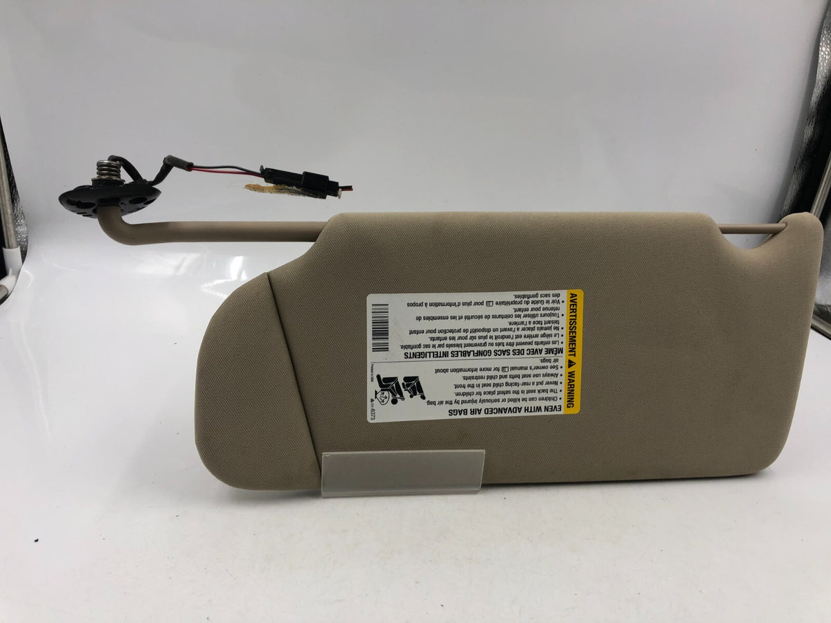 2005-2009 Buick LaCrosse Allure Passenger Sun Visor Tan OEM D01B11077