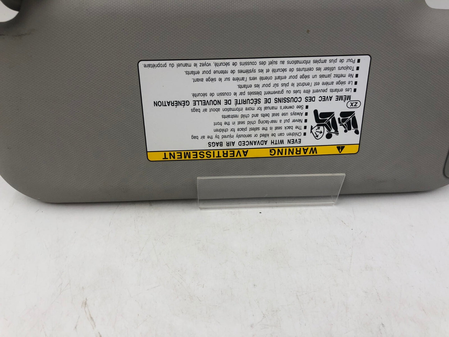 2019-2022 Toyota C-HR CHR Passenger Sun Visor Gray Illumination OEM A03B33046