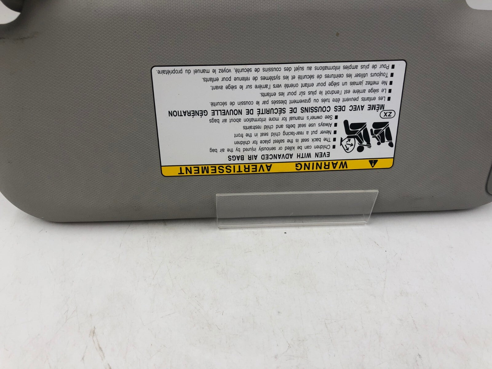 2019-2022 Toyota C-HR CHR Passenger Sun Visor Gray Illumination OEM A03B33046