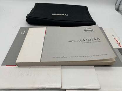 2014 Nissan Maxima Owners Manual Set with Case OEM D01B19014