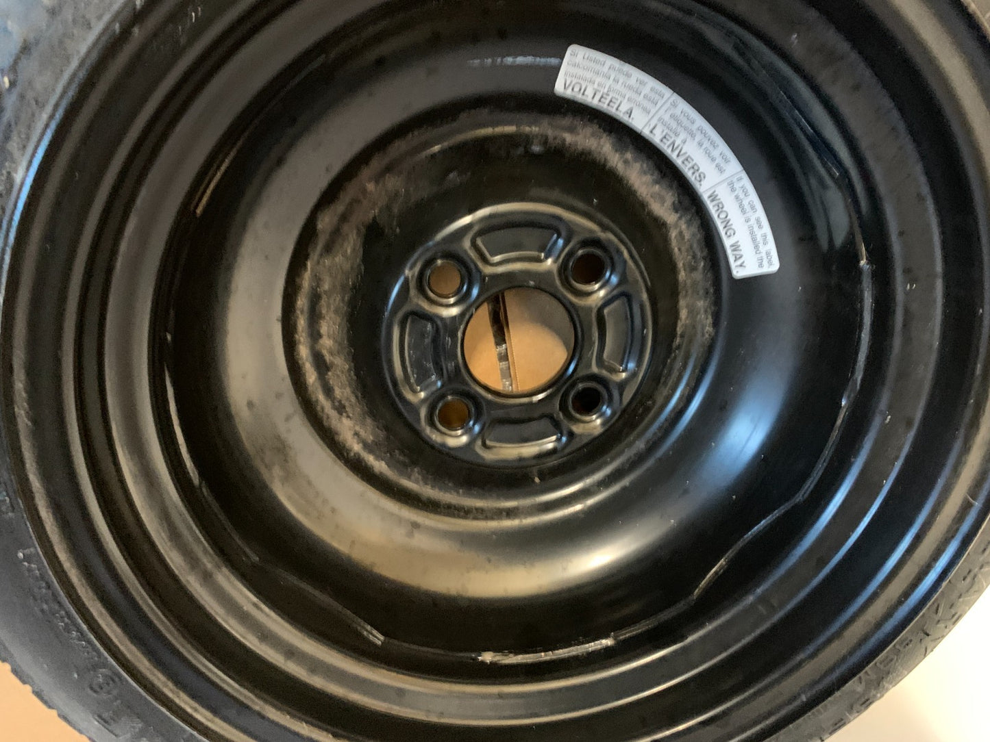 2017-2024 Mitsubishi Mirage 14" Spare Tire Wheel Compact Donut T115/70D14 Maxxis