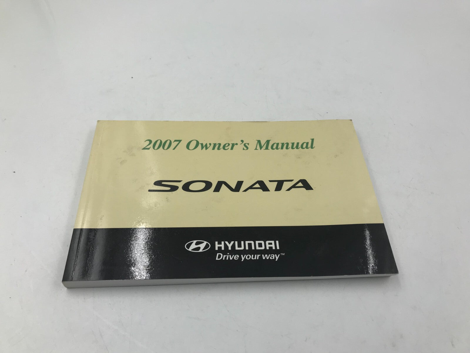 2007 Hyundai Sonata Owners Manual With Case OEM B03B05046