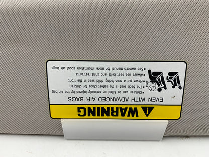 2011-2015 Hyundai Sonata Passenger Sun Visor Gray OEM C02B31060