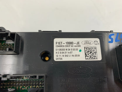 2015-2018 Ford Focus AC Heater Climate Control Unit OEM D03B18006