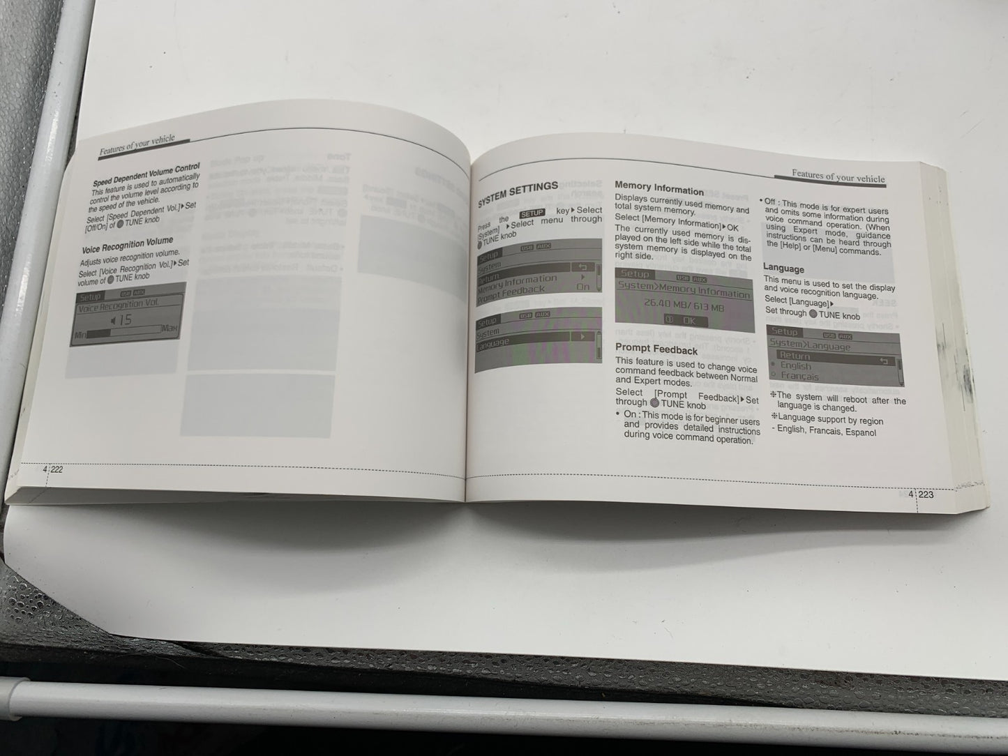 2016 Kia Sedona Owners Manual Set with Case OEM