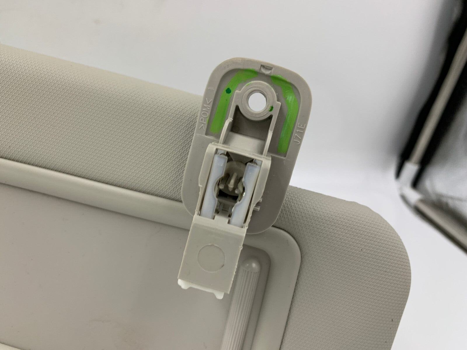 2014-2018 Mazda 3 Passenger Sun Visor Gray Illumination OEM E02B34025