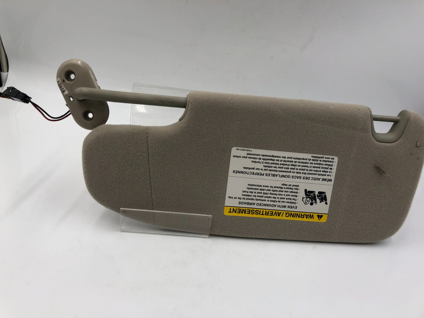 2006-2009 Mercury Milan Passenger Sun Visor Gray Illumination OEM C04B03002