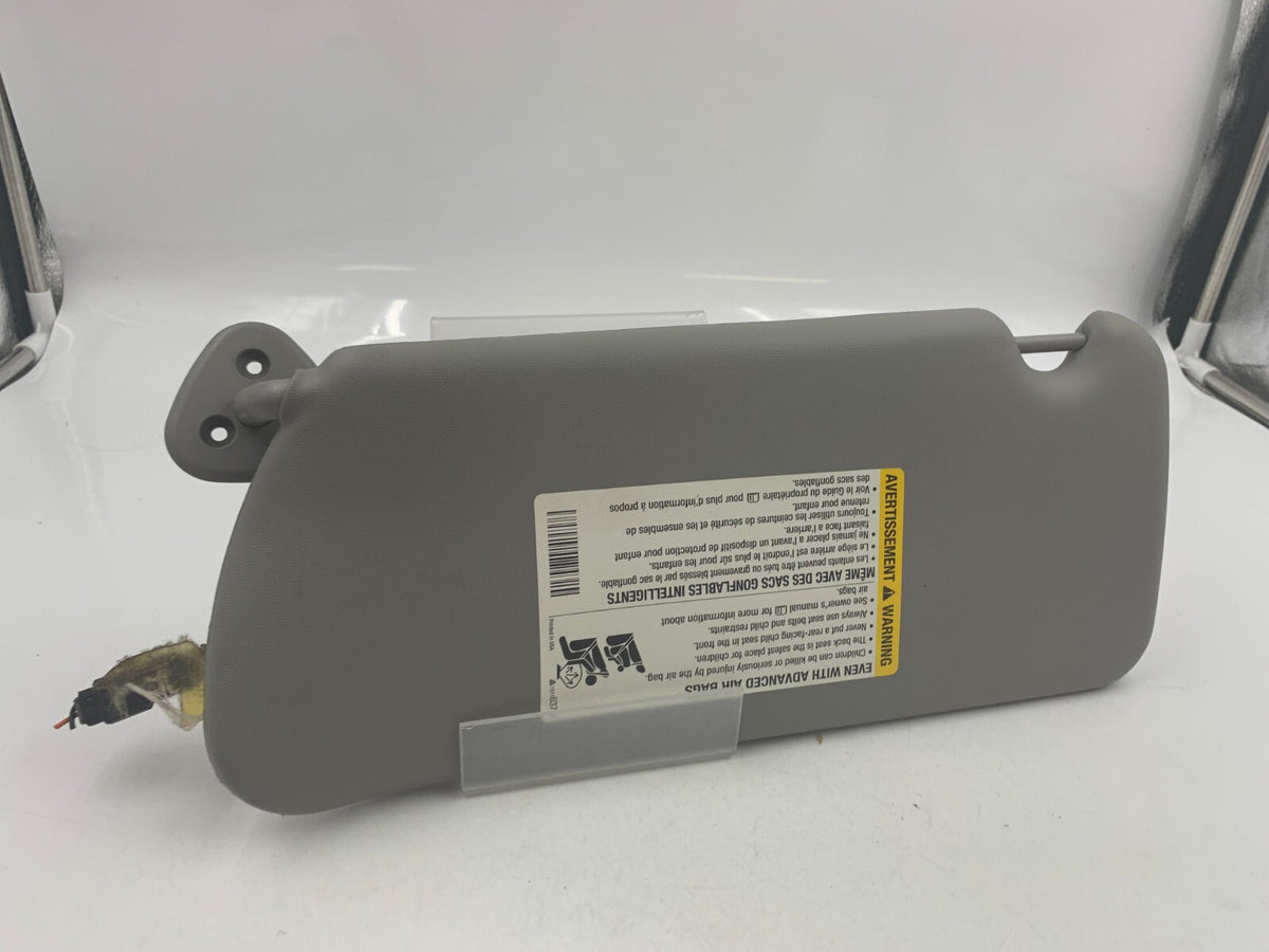 2007-2009 Cadillac SRX Passenger Sun Visor Illuminated Gray OEM D02B33080