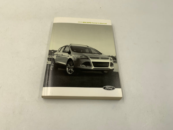 2013 Ford Escape Owners Manual Handbook Set with Case OEM F04B04060