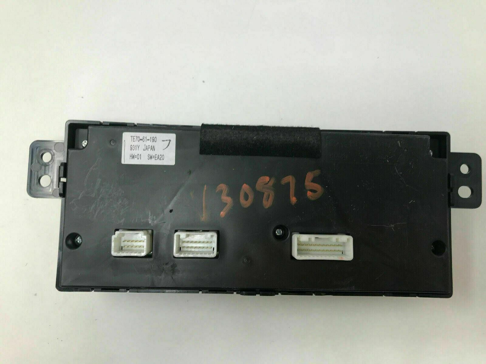 2010-2015 Mazda CX-9 AC Heater Climate Control Unit OEM D02B09016