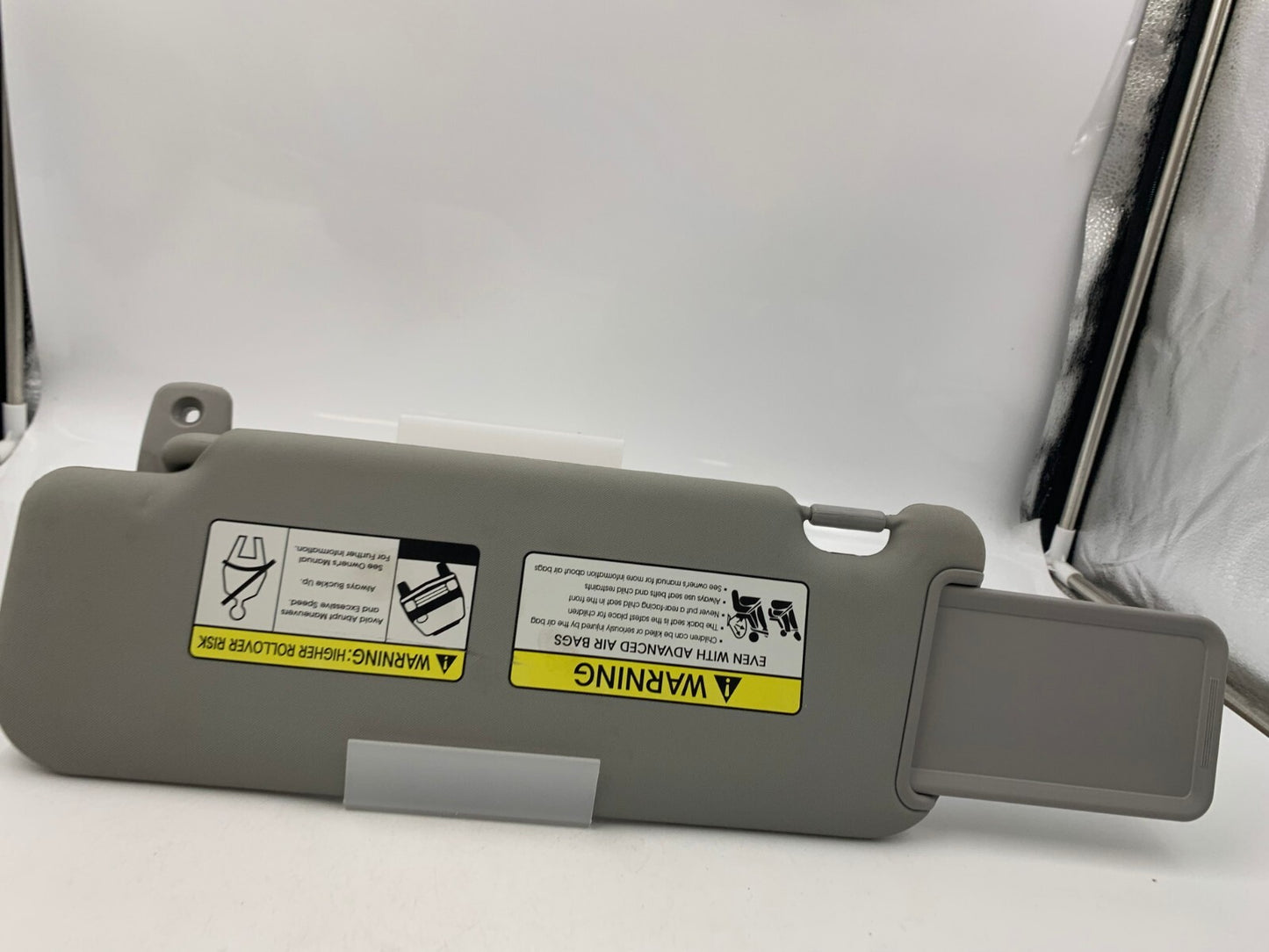 2011-2016 Kia Sportage Passenger Sun Visor Gray OEM D01B59009