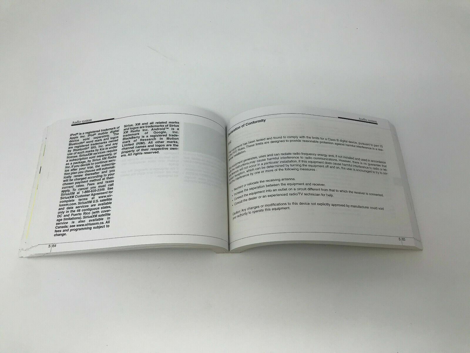 2016 Kia Optima Sedan Owners Manual OEM B04B41086