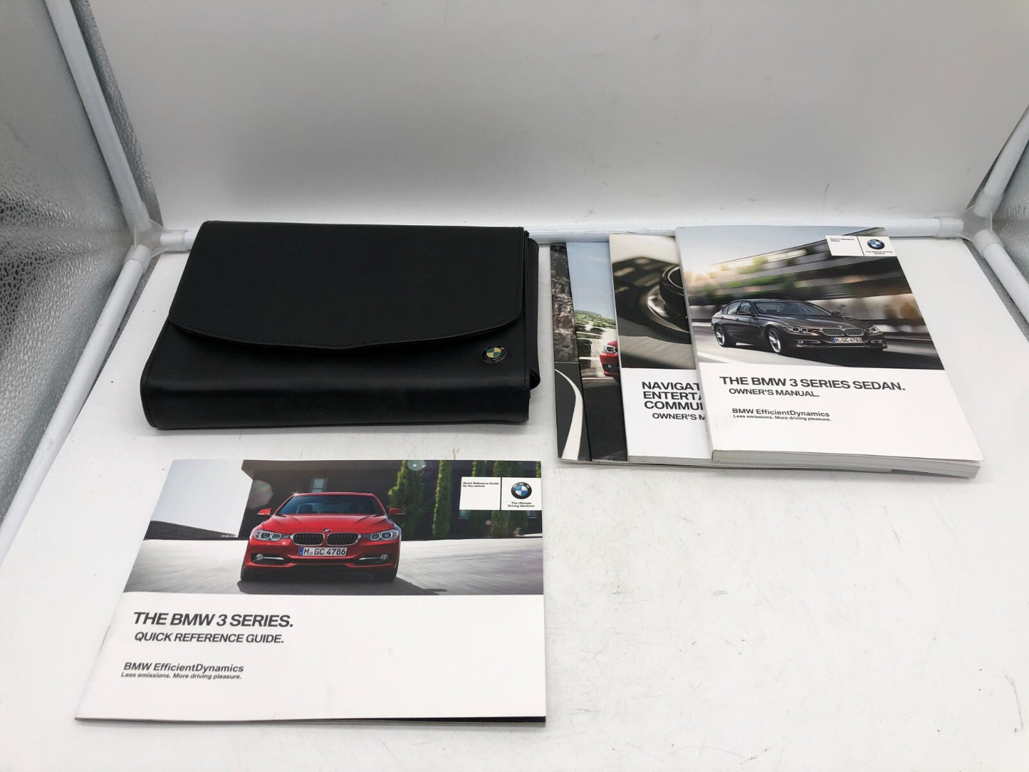 2012 BMW 3 Series Owners Manual Set with Case OEM E02B40066
