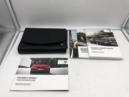 2012 BMW 3 Series Owners Manual Set with Case OEM E02B40066