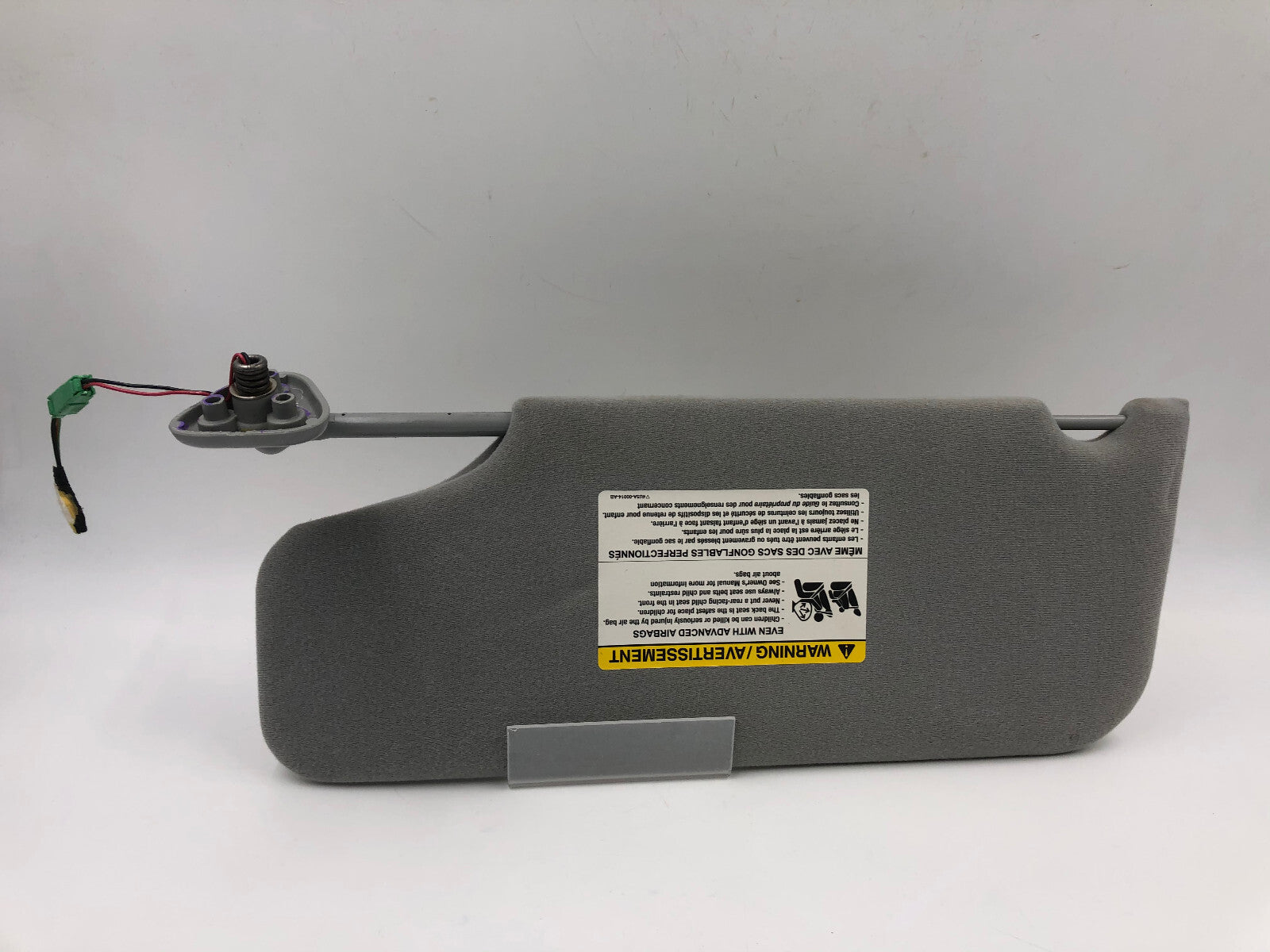 2005-2007 Ford Freestyle Passenger Sun Visor Gray Illuminated OEM D04B28003