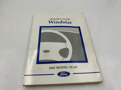 2001 Ford Windstar Owners Manual with Case OEM E01B46002
