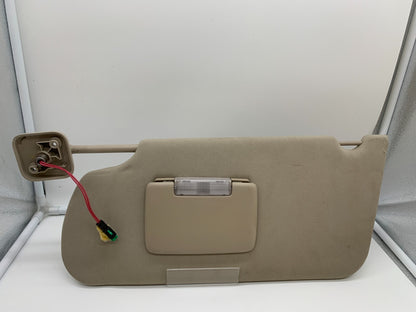 2009-2012 Ford Flex Driver Sun Visor Beige Illuminated OEM B03B25072