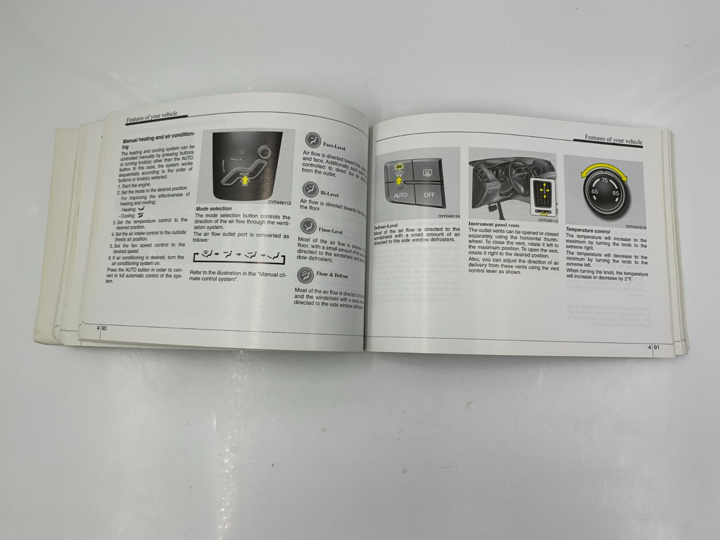 2011 Hyundai Sonata Owners Manual Set with Case OEM E02B30024