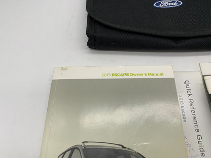 2015 Ford Escape Owners Manual Set with Case OEM C02B14056