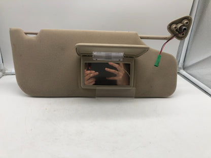 2005-2007 Mercury Montego Passenger Sun Visor Beige Illuminated OEM A01B06009
