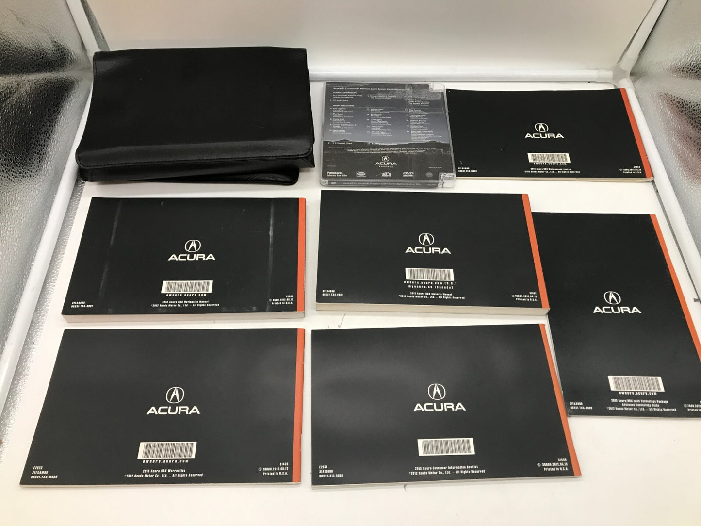 2013 Acura RDX Owners Manual Set with Case OEM