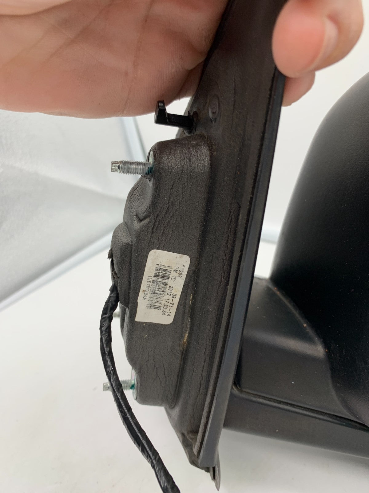 2011-2015 Dodge Journey Passenger Side View Power Door Mirror Black OEM