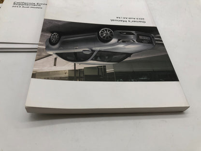 2013 Audi A4 Sedan Owners Manual Set with Case OEM E01B17029