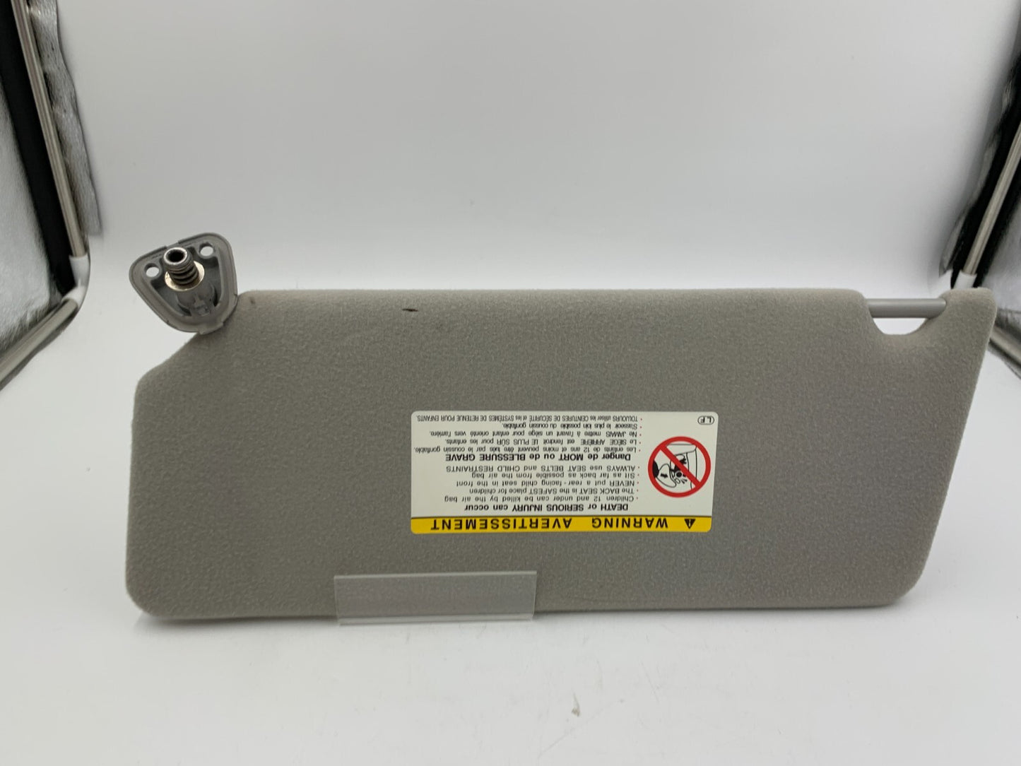 2002-2006 Toyota Camry Passenger Sun Visor Gray OEM A03B54040