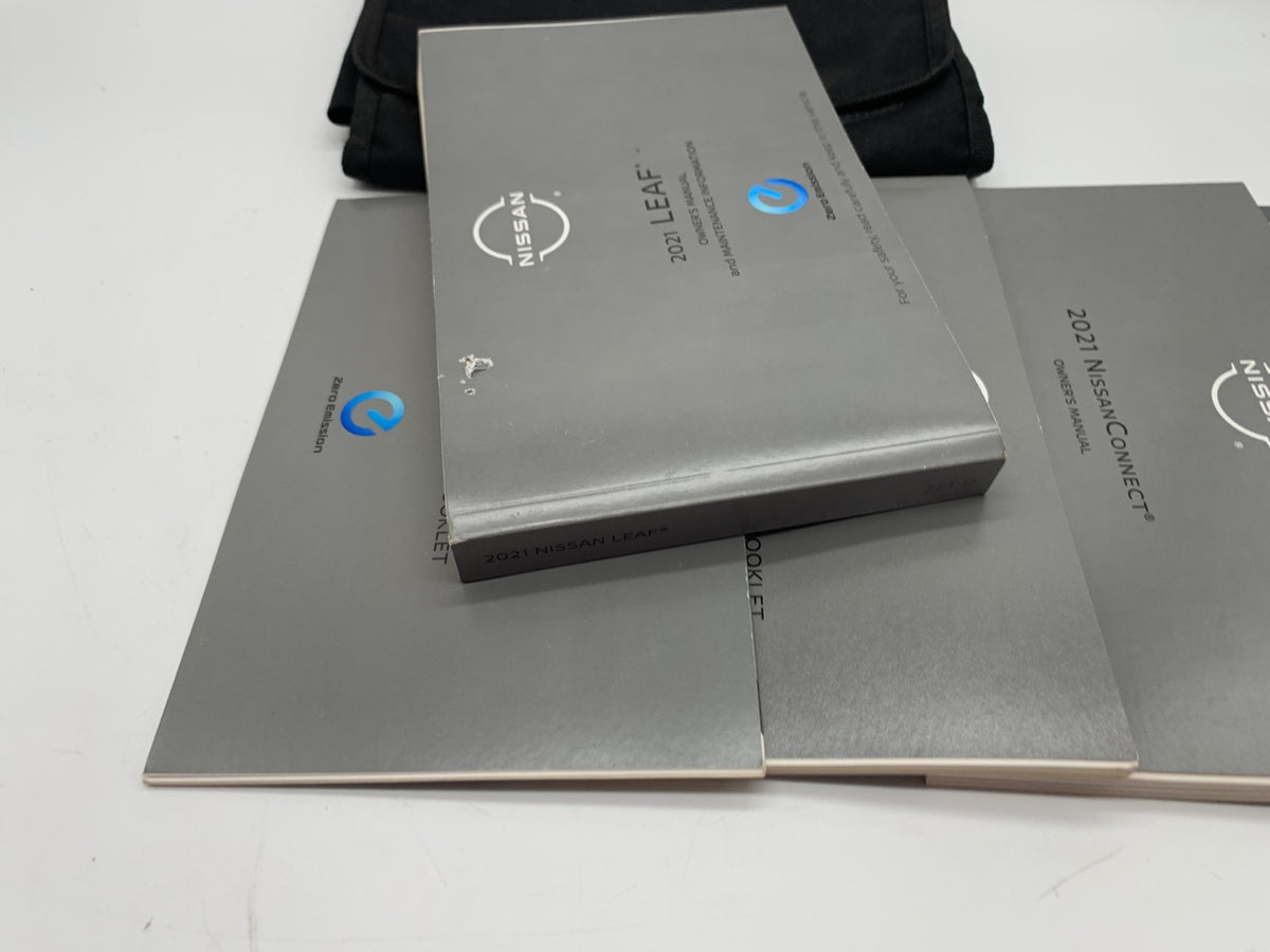 2021 Nissan Leaf Owners Manual Set with Case OEM D01B12059
