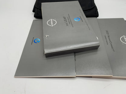 2021 Nissan Leaf Owners Manual Set with Case OEM D01B12059