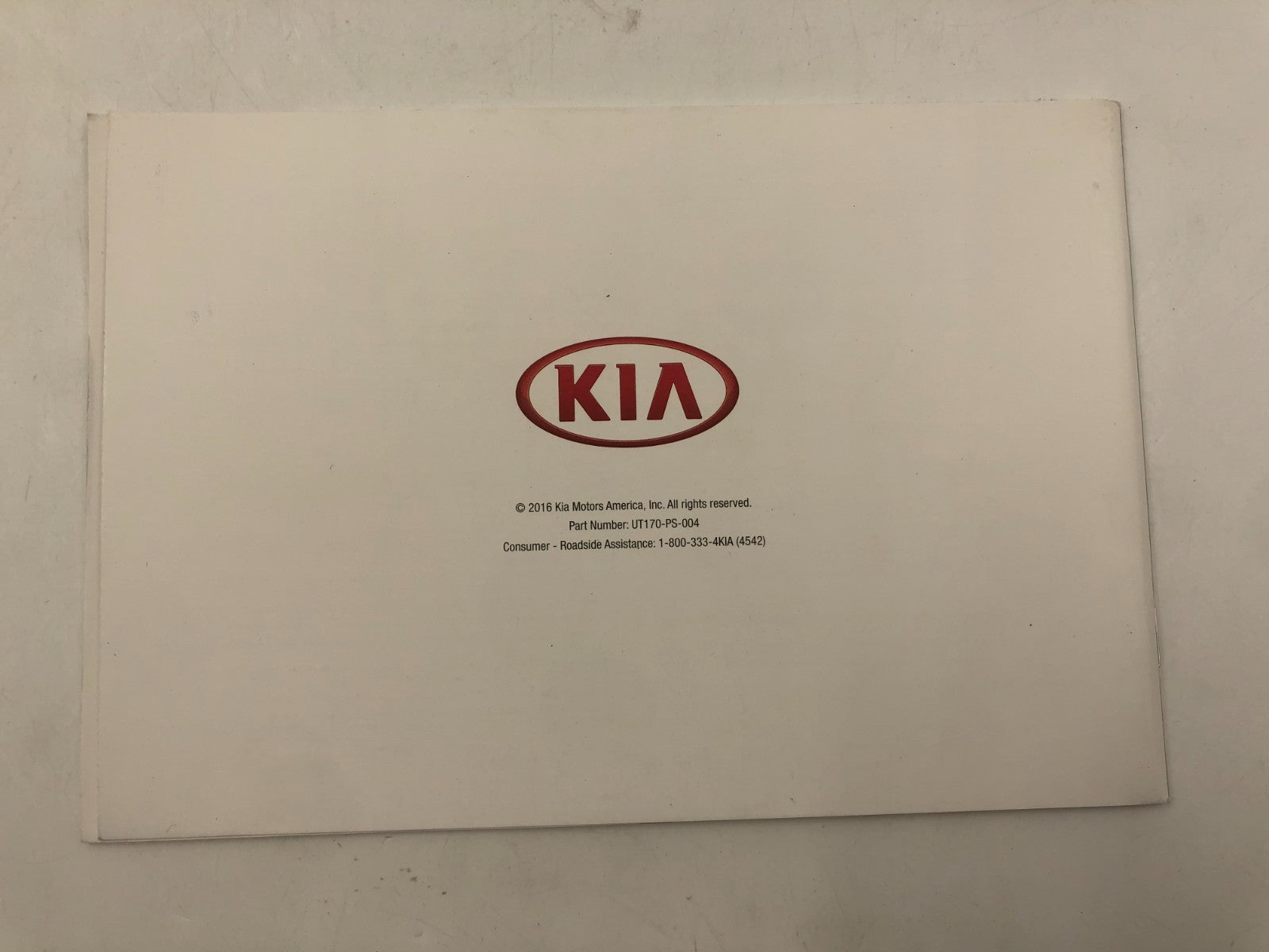 2017 Kia Optima Owners Manual Set with Case OEM B02B55007