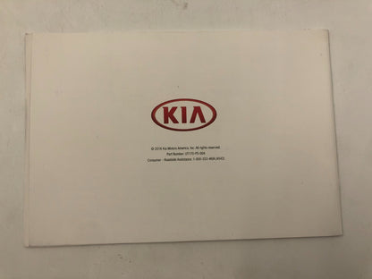 2017 Kia Optima Owners Manual Set with Case OEM B02B55007
